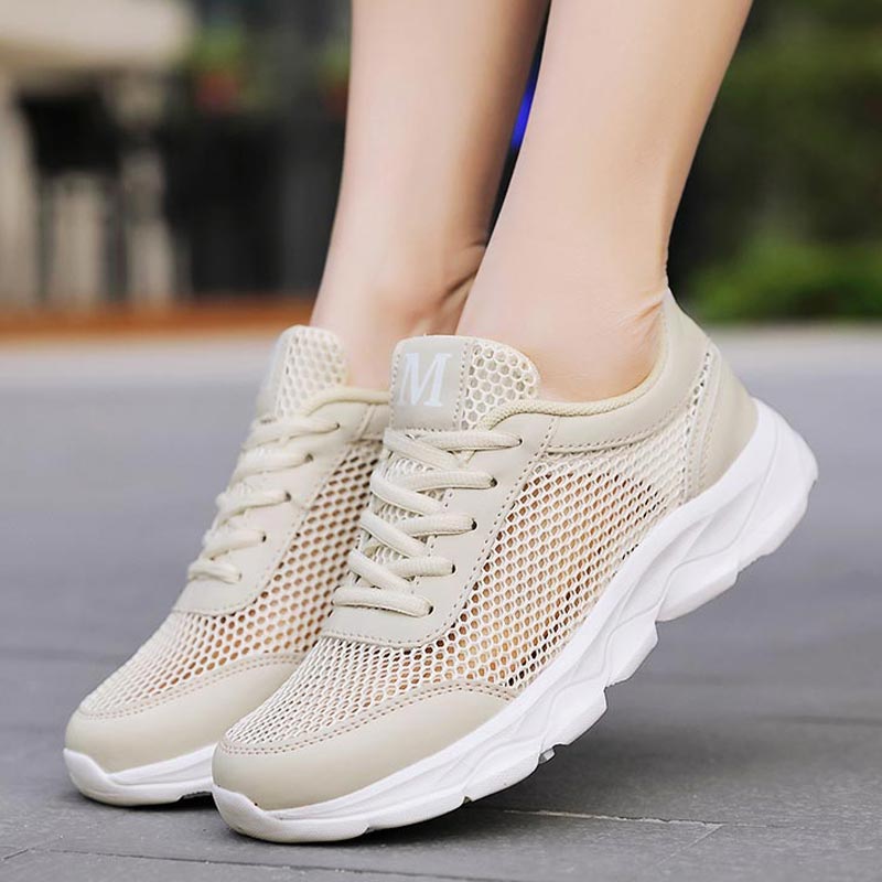 Japanese Elderly Lifestyle - Summer Breathable Sneakers Women Mesh Women's