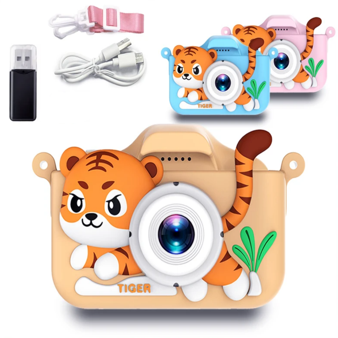 Japanese Lifestyle News - Kids Mini Camera Cartoon Tiger Toys