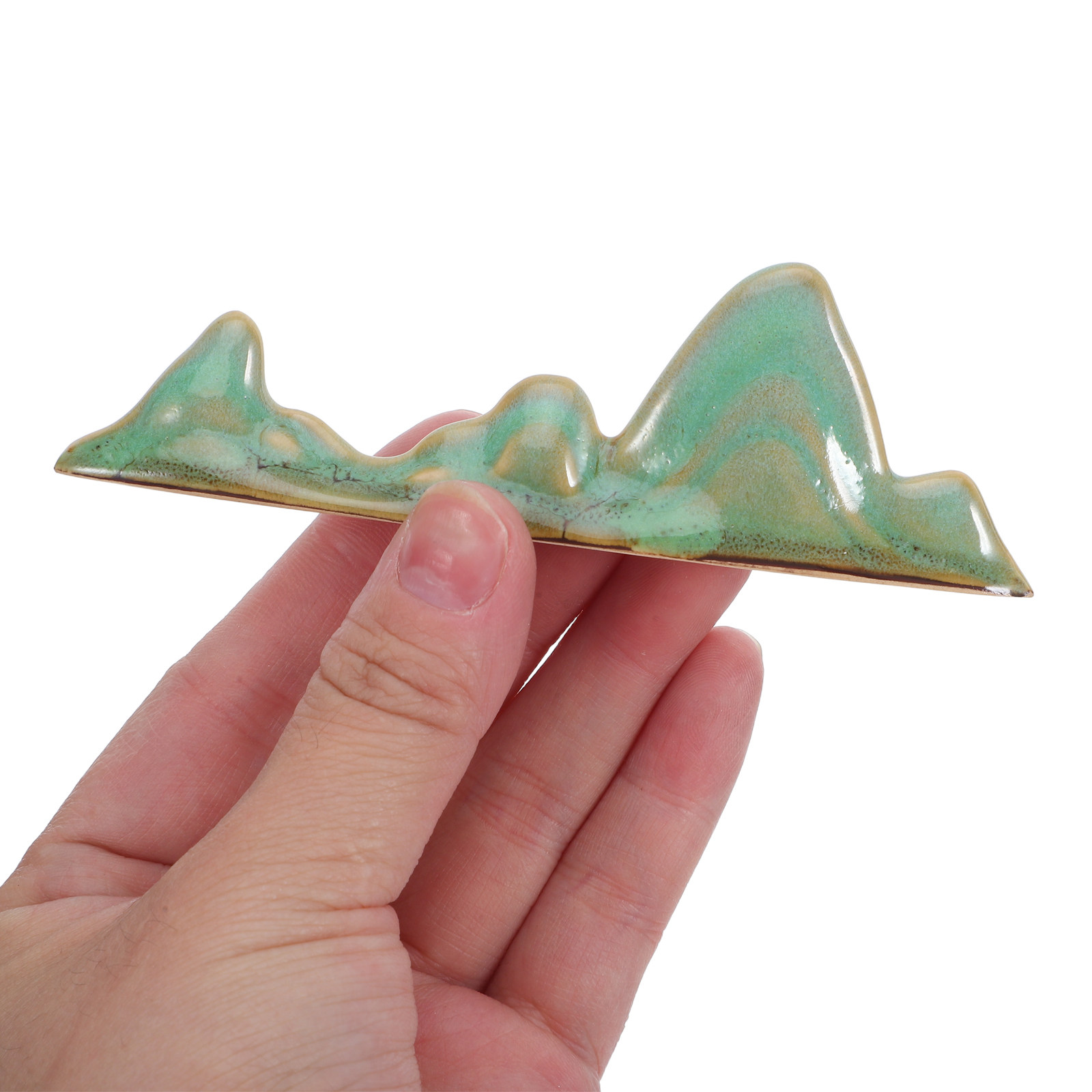 Chopstick Rest Ceramic - Paint Brush Rest Holder Ceramic Moutain