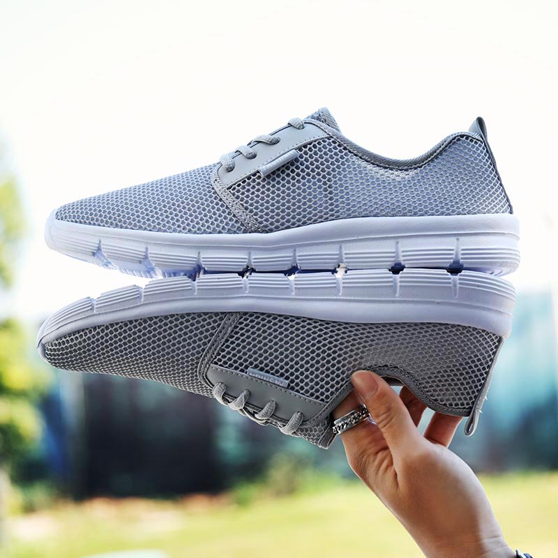 Japanese Elderly Lifestyle - Big Size Summer Breathe Mens Sneakers