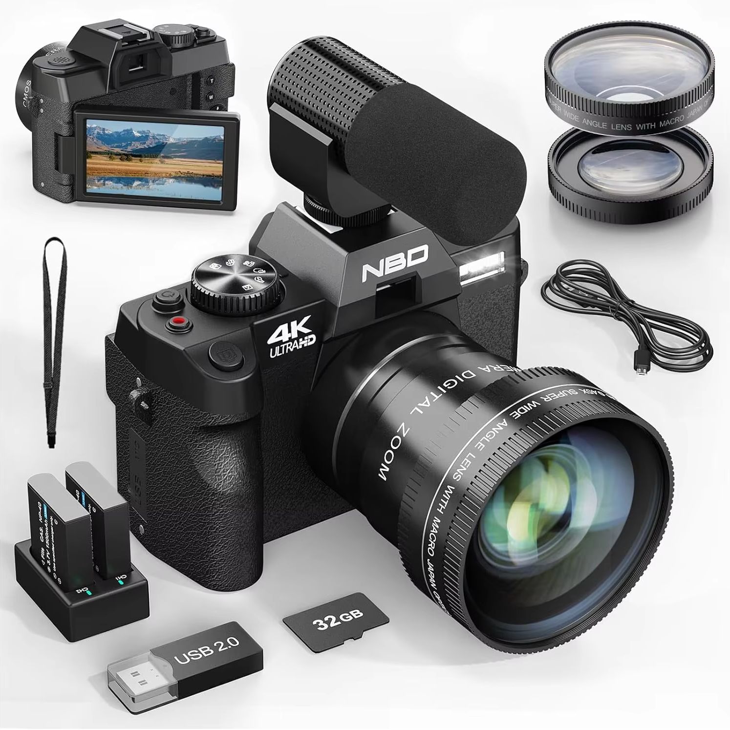 NBD S100F 48MP&4K Digital Came - Japanese Lifestyle Vlog ulasan dan harga