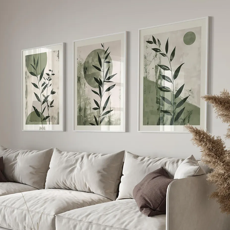 3PCS Japandi Wall Art Set   Mi - Japanese Minimalist Lifestyle ulasan dan harga