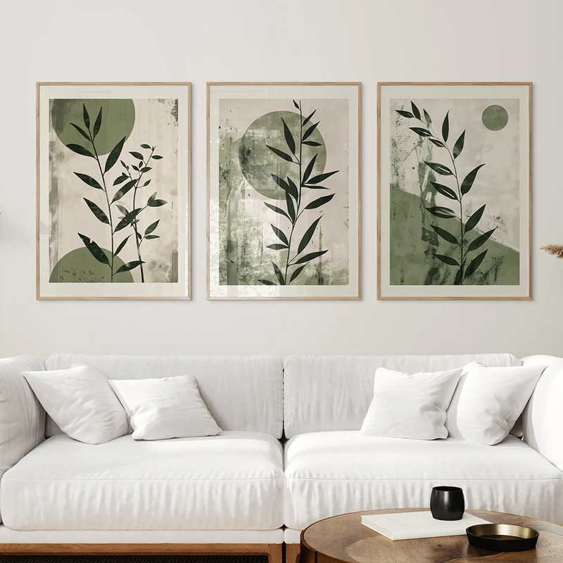 3PCS Japandi Wall Art Set   Mi - Japanese Minimalist Lifestyle ulasan dan harga