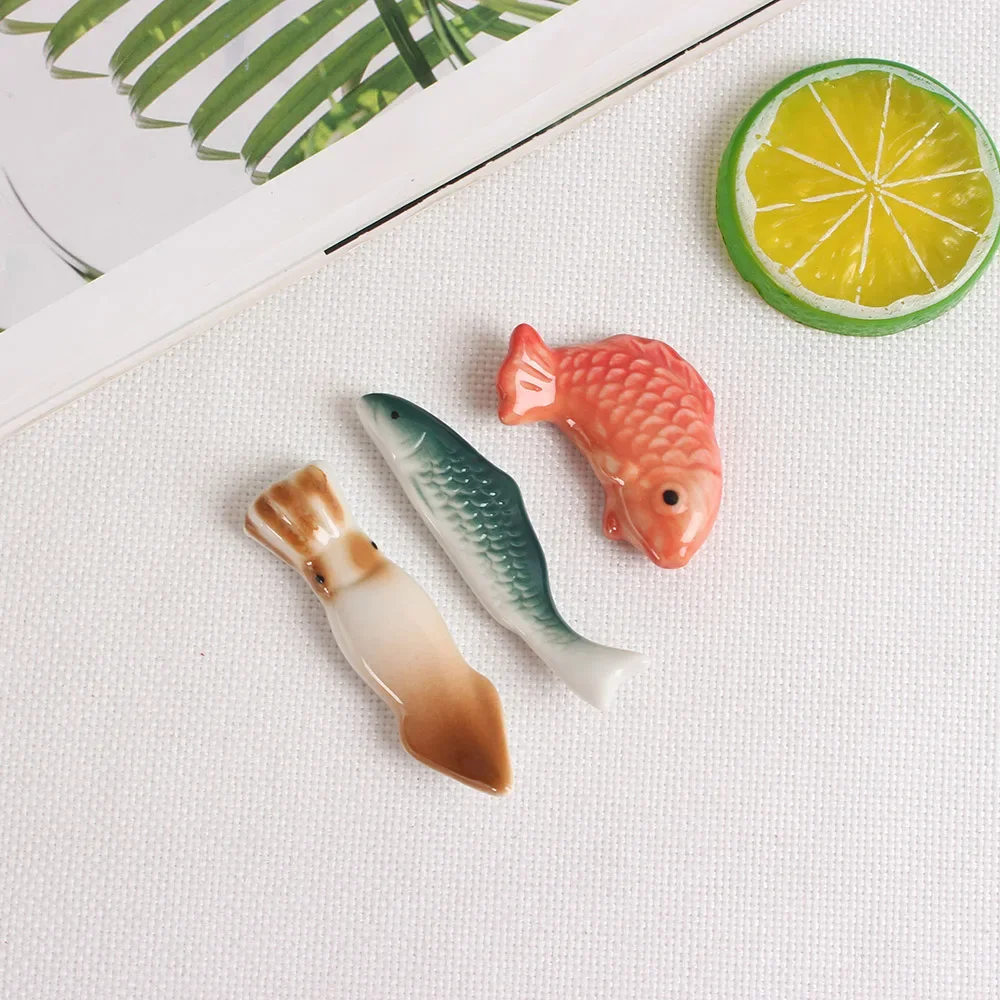 Fish-Shape Ceramic Chopsticks  - Chopstick Rest Ceramic ulasan dan harga
