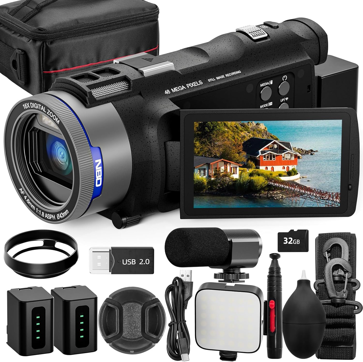 NBD 4K Camcorder Video Camera  - Japanese Lifestyle Vlog ulasan dan harga