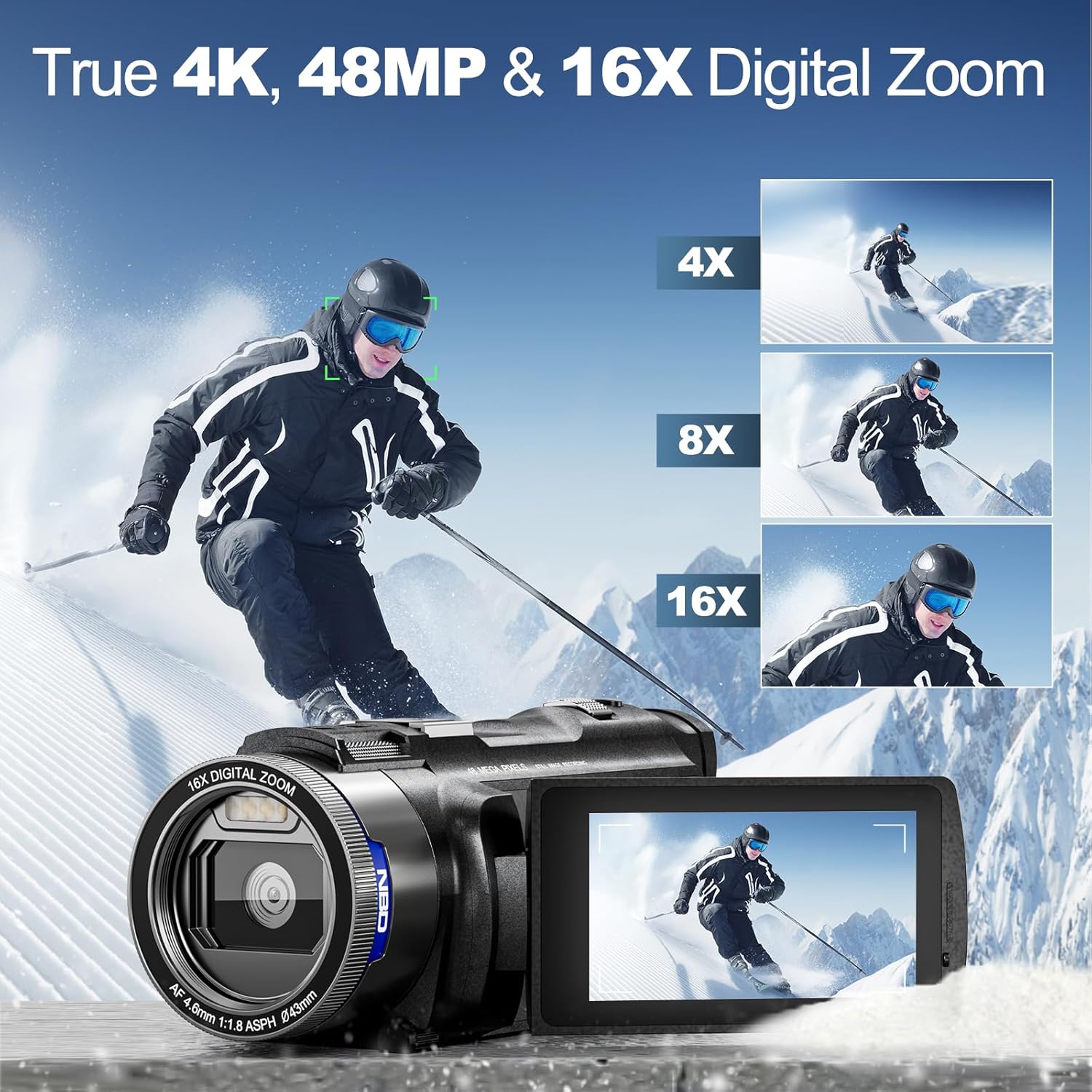 NBD 4K Camcorder Video Camera  - Japanese Lifestyle Vlog ulasan dan harga