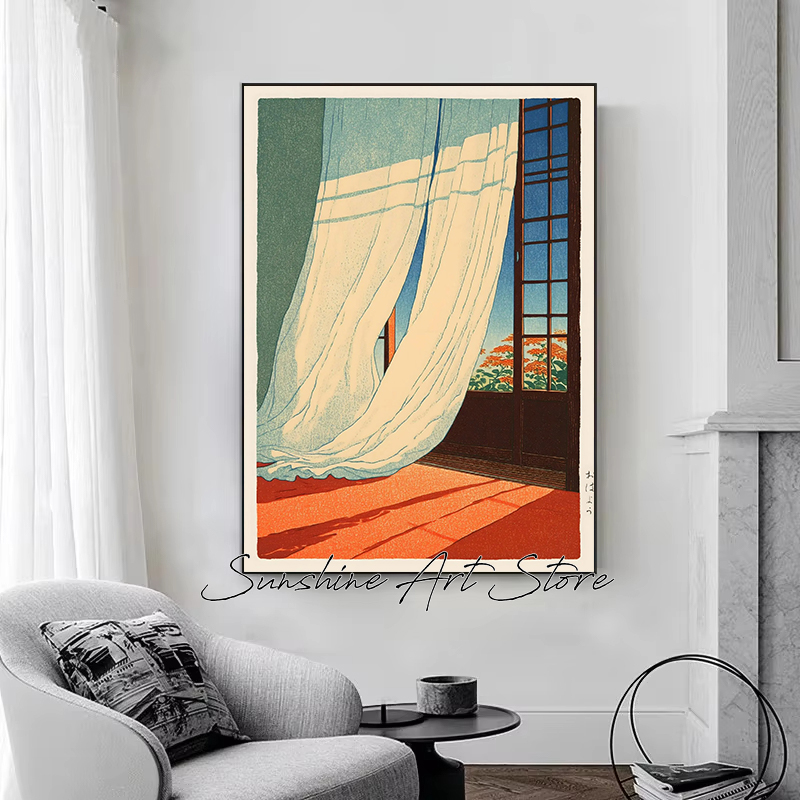 Vintage Hasui Kawase Style Min - Japanese Minimalist Lifestyle ulasan dan harga