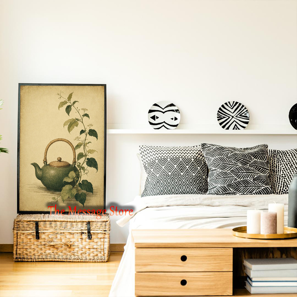 Japanese Teapot Art Minimalist - Japanese Minimalist Lifestyle ulasan dan harga