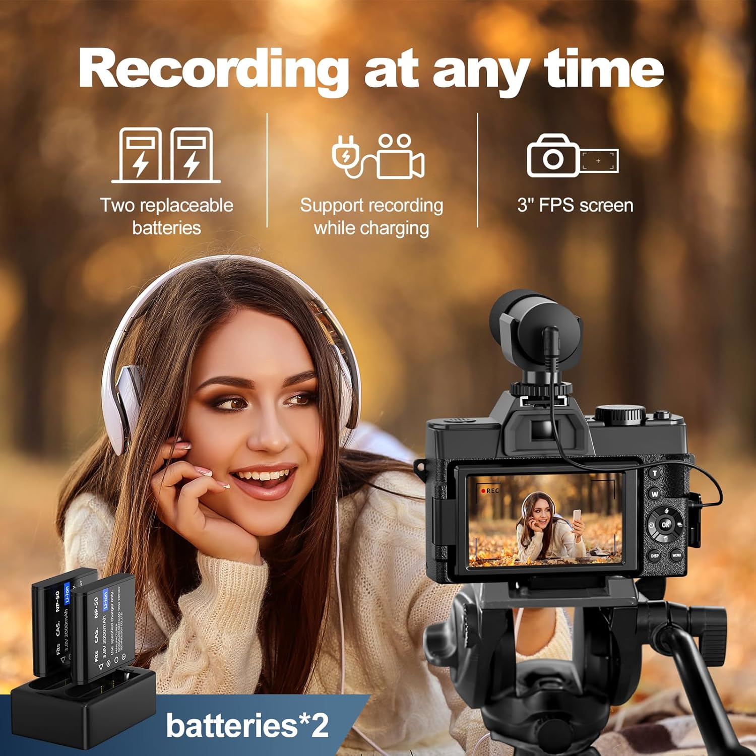 NBD 48MP 4K Digital Camera S10 - Japanese Lifestyle Vlog ulasan dan harga