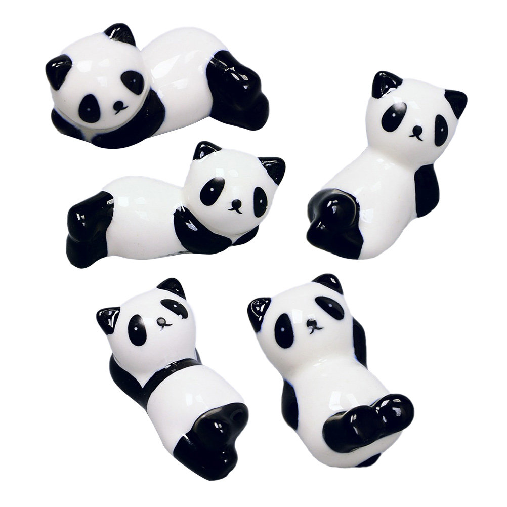 5Pcs Panda Chopsticks Rest Set - Chopstick Rest Ceramic ulasan dan harga