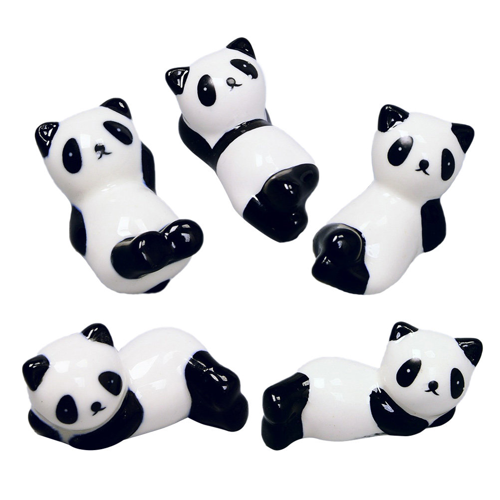 5Pcs Panda Chopsticks Rest Set - Chopstick Rest Ceramic ulasan dan harga