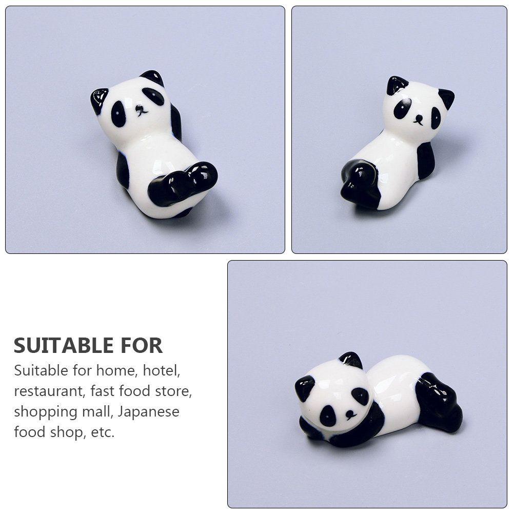 5Pcs Panda Chopsticks Rest Set - Chopstick Rest Ceramic ulasan dan harga