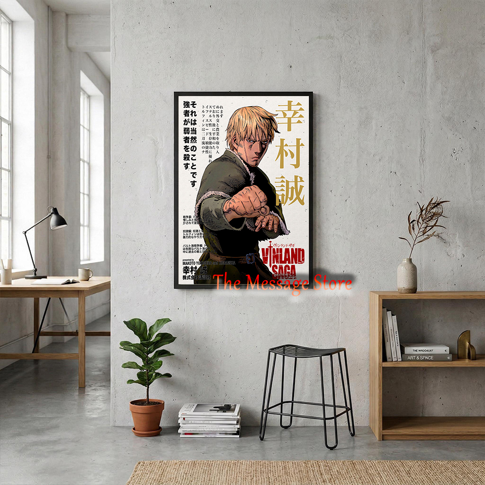 Vinland Saga Anime Manga Poste - Japanese Minimalist Lifestyle ulasan dan harga