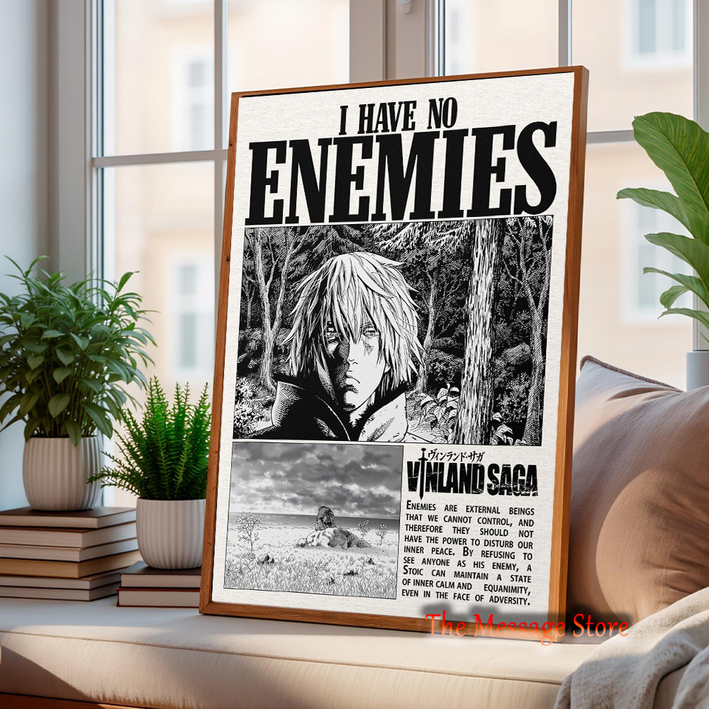 Vinland Saga Anime Manga Poste - Japanese Minimalist Lifestyle ulasan dan harga