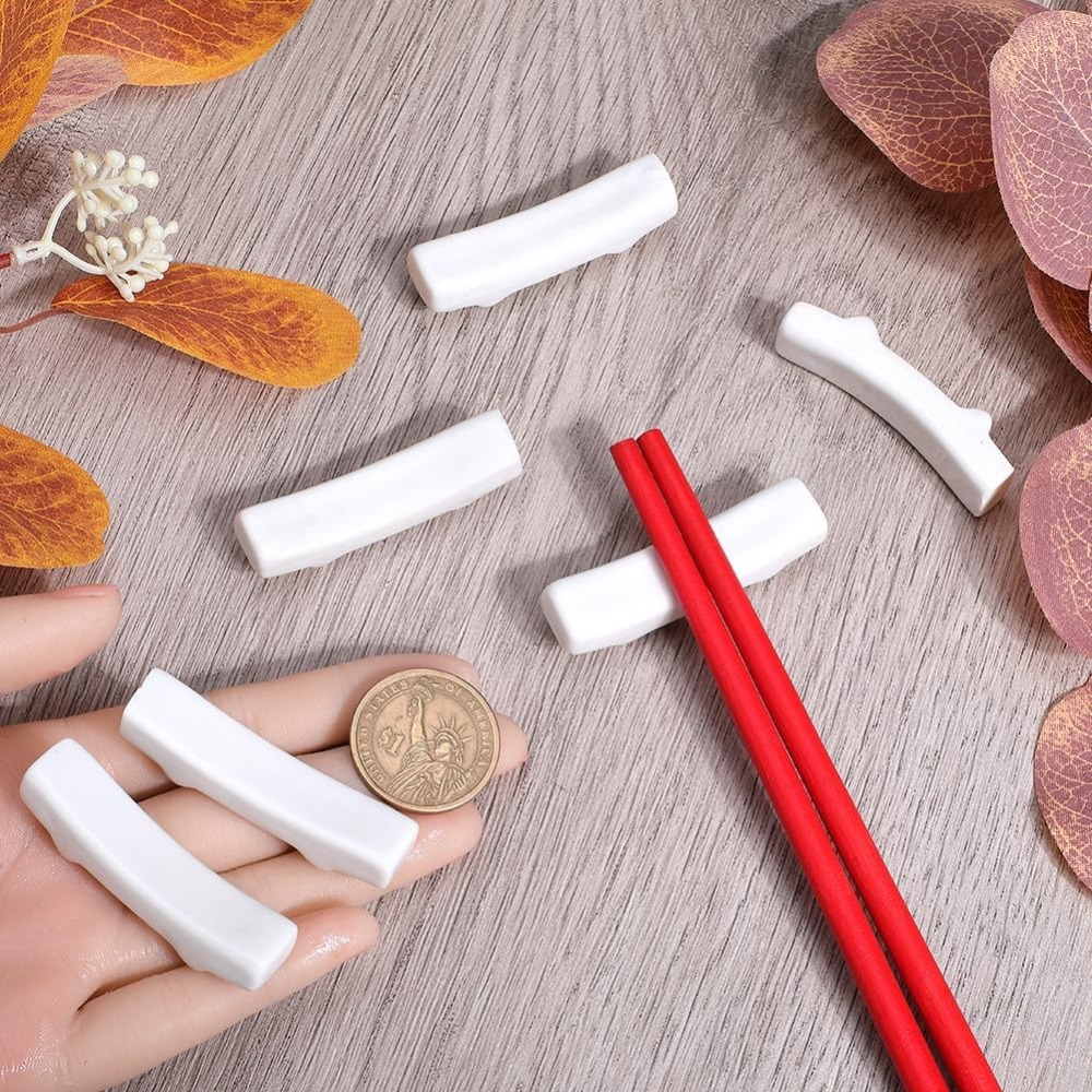 12Pcs Chopstick Rest White Jap - Chopstick Rest Ceramic ulasan dan harga