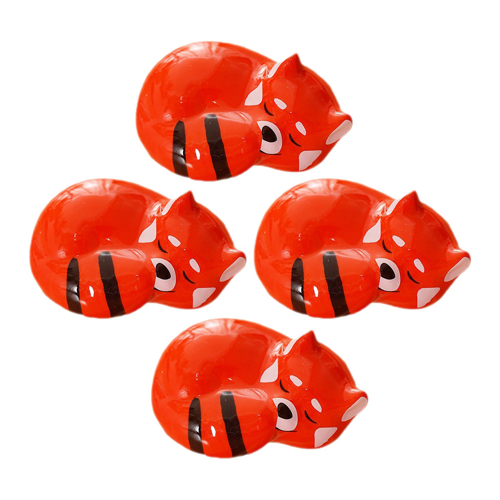 4Pcs Fox Shape Ceramic Chopsti - Chopstick Rest Ceramic ulasan dan harga