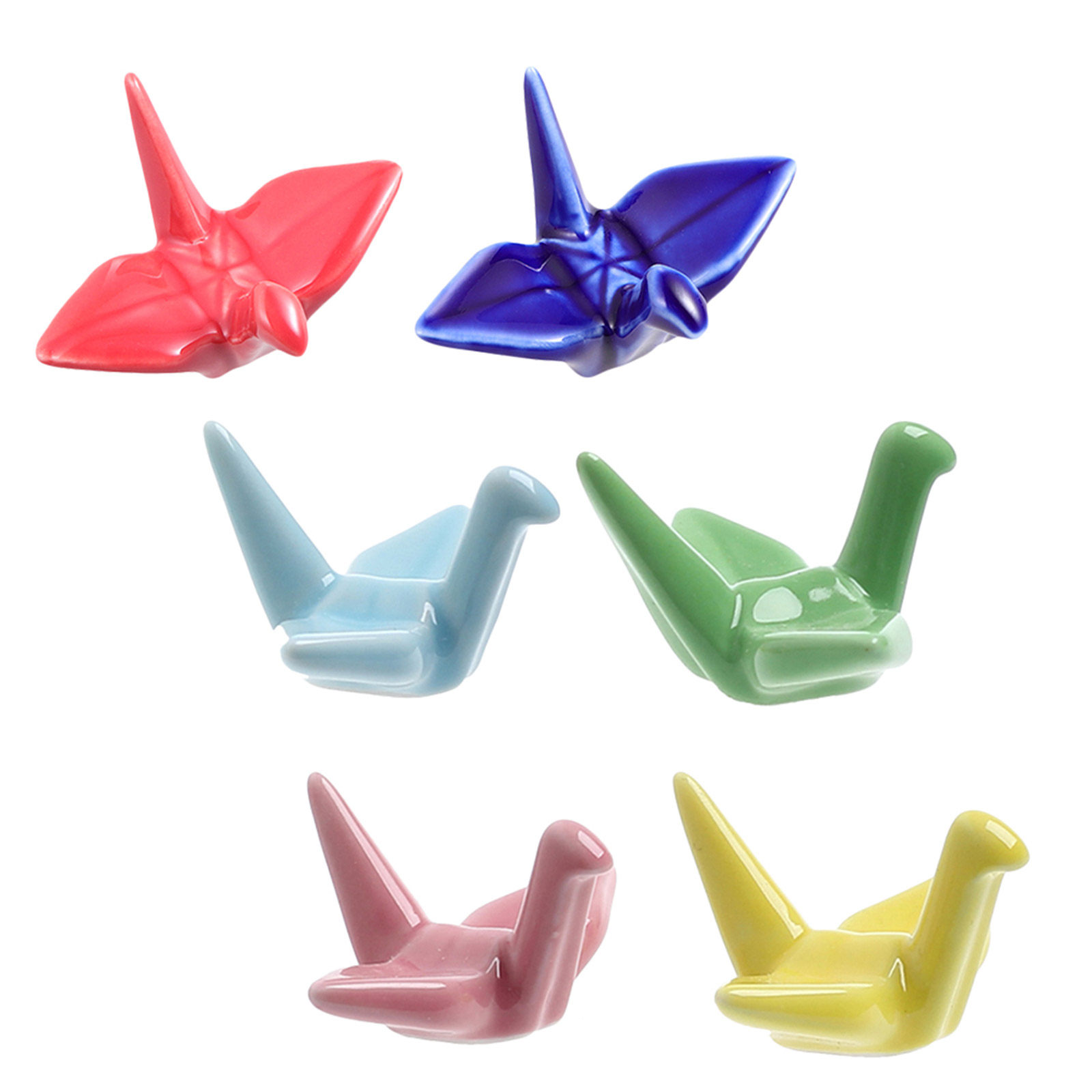 6Pcs Smooth Surface Ceramic Ch - Chopstick Rest Ceramic ulasan dan harga