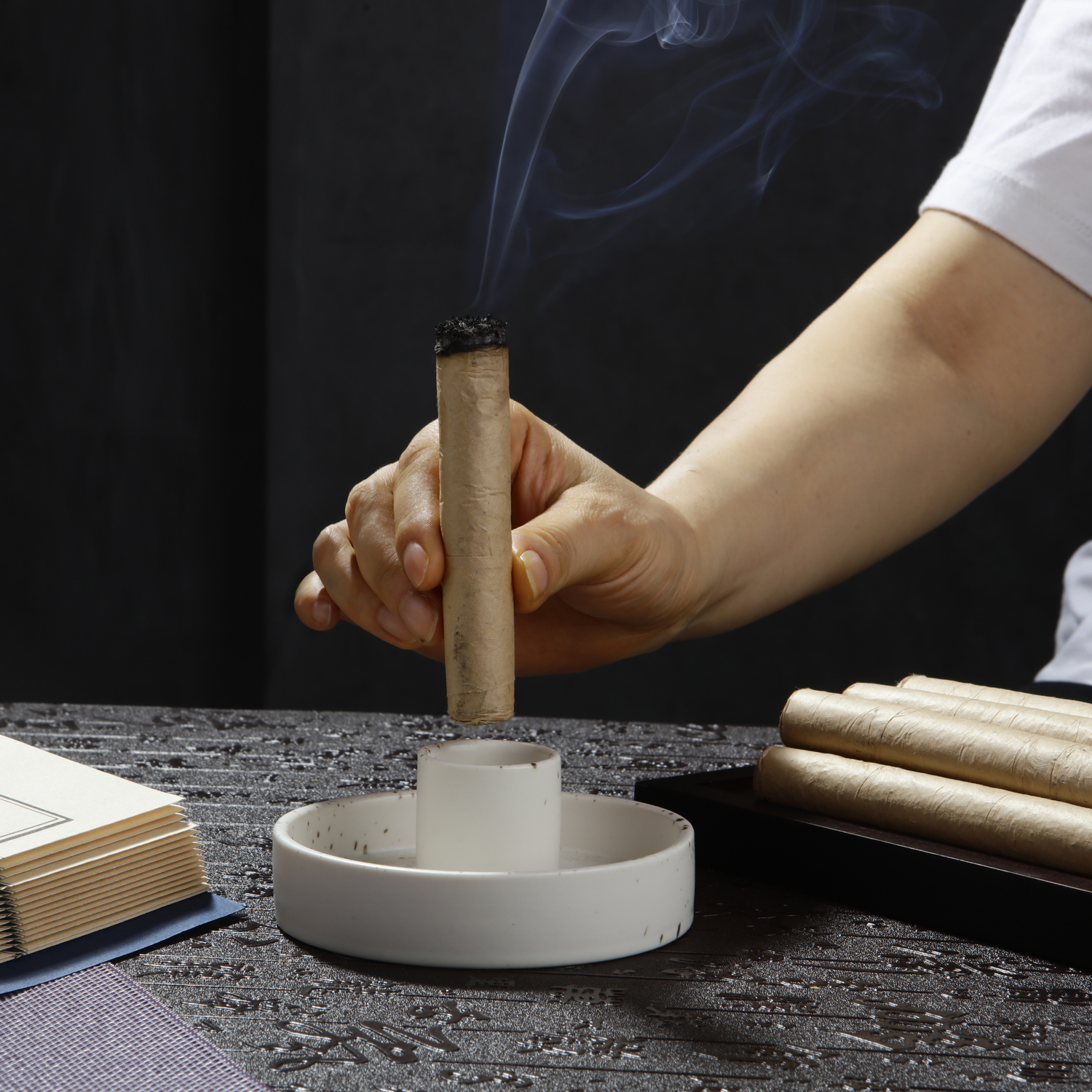 Ceramic Palo Santo Holder Ince - Chopstick Rest Ceramic ulasan dan harga